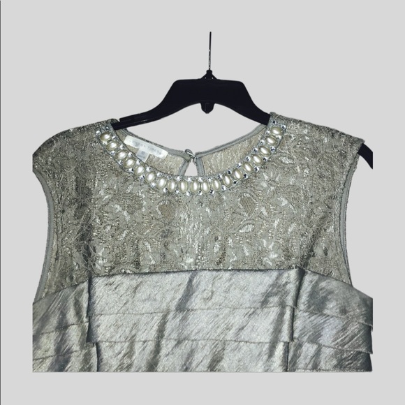 Silver lace wedding guess dress - Picture 2 of 5